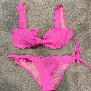 Brand new pink lily bikini